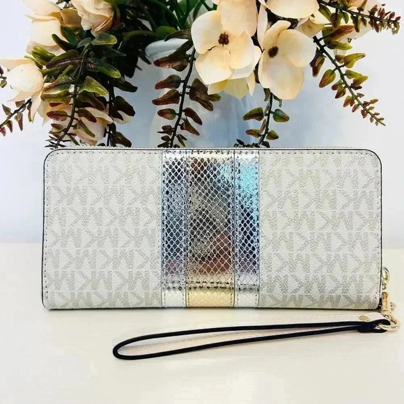 Michael Kors jet set large continental wallet MK - Picture 2 of 4